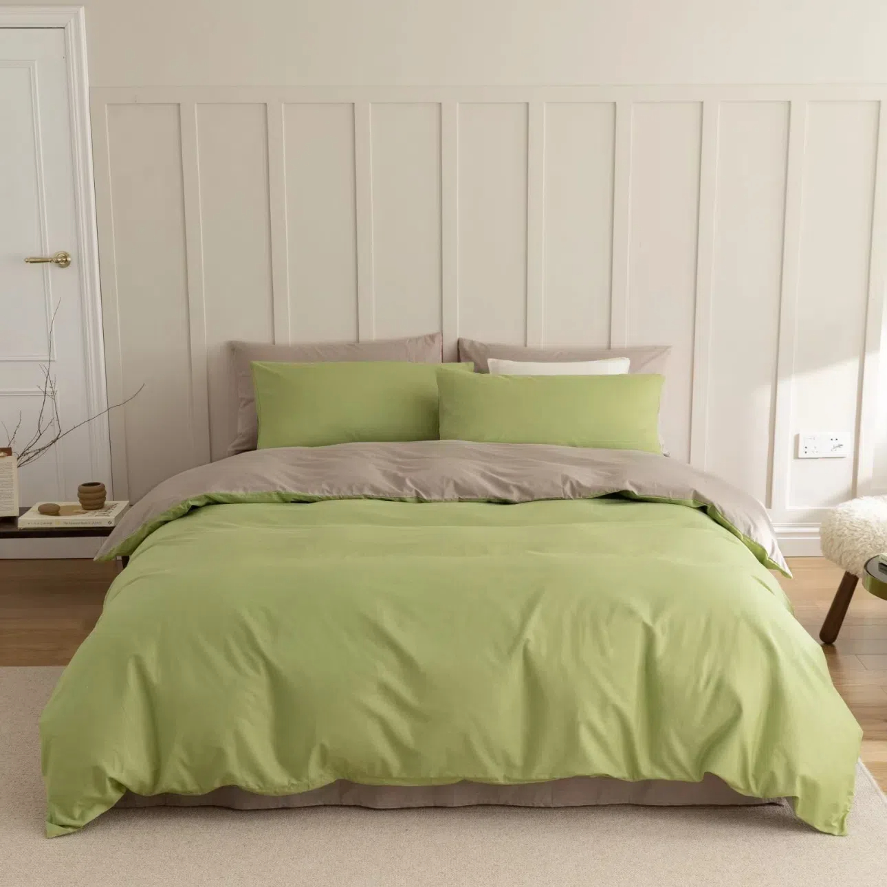 Spinach Green Pure Cotton Complete Sets